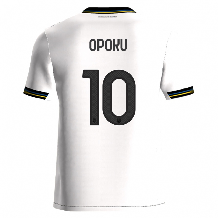 גברים Mama Opoku #10 לבן שחור ג'רזי ביתית 2025/26 חולצה קצרה