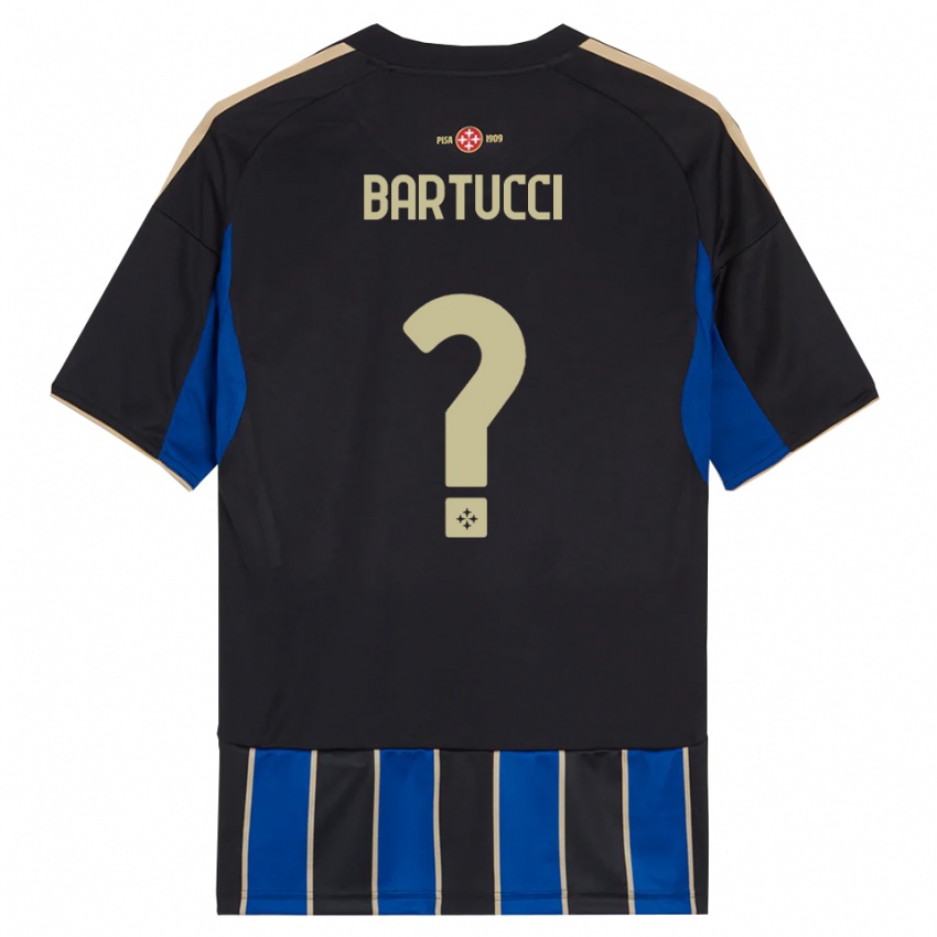 גברים Manuel Bartucci #0 שחור כחול ג'רזי ביתית 2025/26 חולצה קצרה