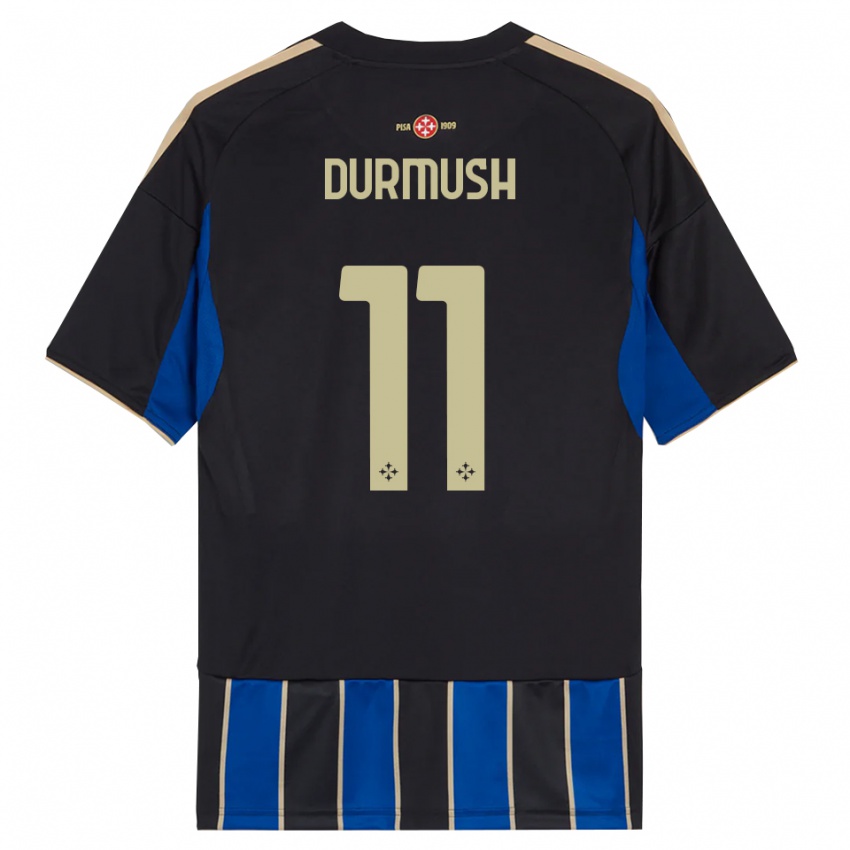 גברים Mert Durmush #11 שחור כחול ג'רזי ביתית 2025/26 חולצה קצרה
