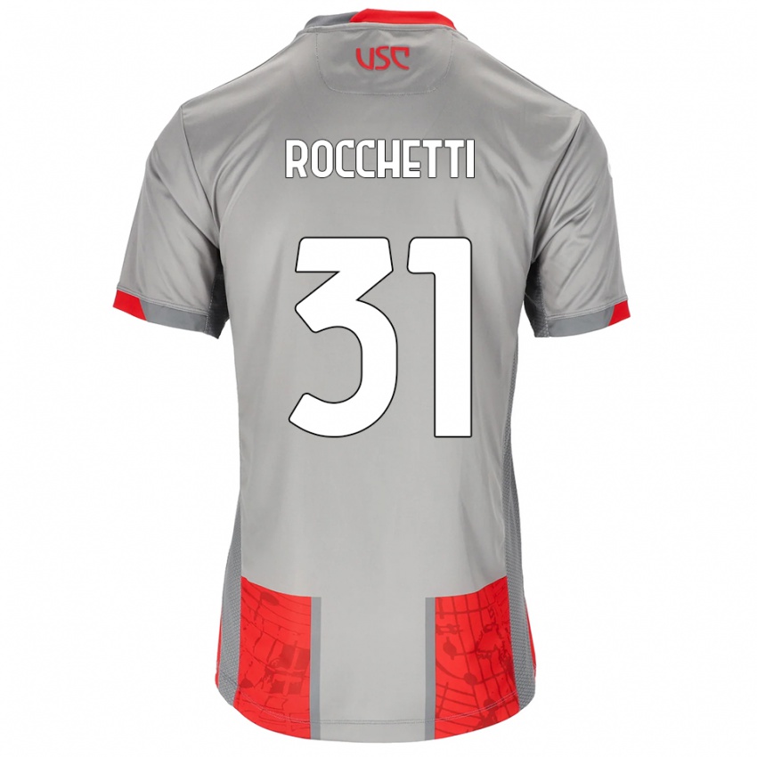 גברים Yuri Rocchetti #31 אדום אפור ג'רזי ביתית 2025/26 חולצה קצרה
