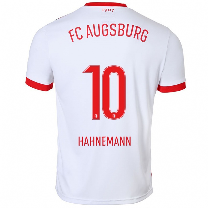 גברים ג'אמי האנמן #10 לבן אדום ג'רזי ביתית 2025/26 חולצה קצרה