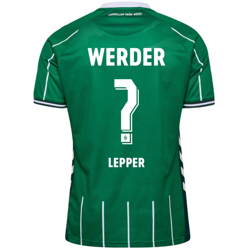 גברים Damian Lepper #0 ירוק לבן ג'רזי ביתית 2025/26 חולצה קצרה