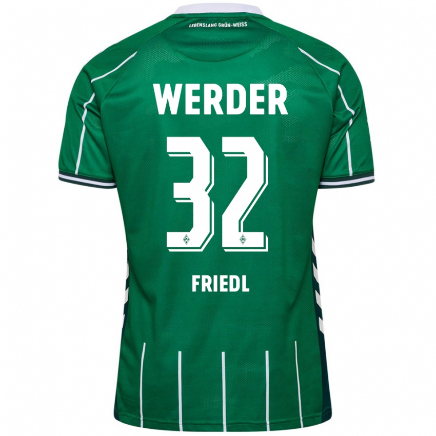 גברים מרקו פרידל #32 ירוק לבן ג'רזי ביתית 2025/26 חולצה קצרה