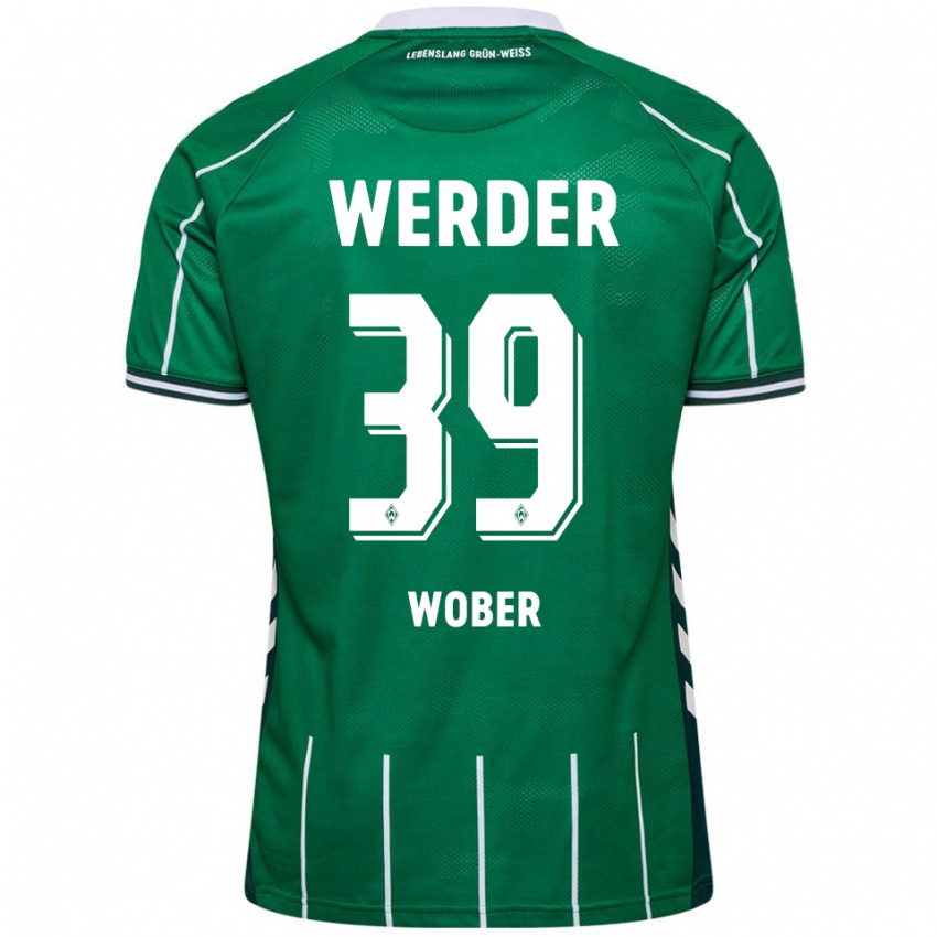 גברים מקסימיליאן וובר #39 ירוק לבן ג'רזי ביתית 2025/26 חולצה קצרה