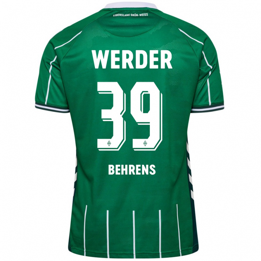 גברים ג'ט ברנס #39 ירוק לבן ג'רזי ביתית 2025/26 חולצה קצרה