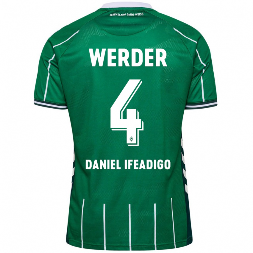 גברים Kamsiyonna Daniel Ifeadigo #4 ירוק לבן ג'רזי ביתית 2025/26 חולצה קצרה