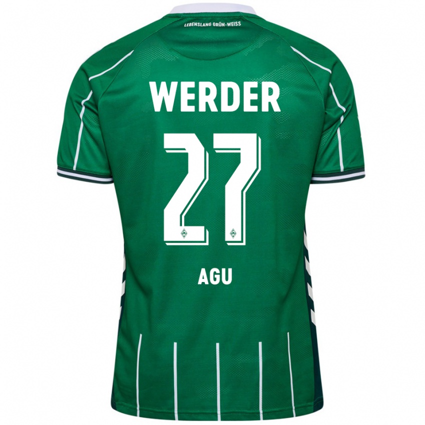 גברים פליקס אגו #27 ירוק לבן ג'רזי ביתית 2025/26 חולצה קצרה