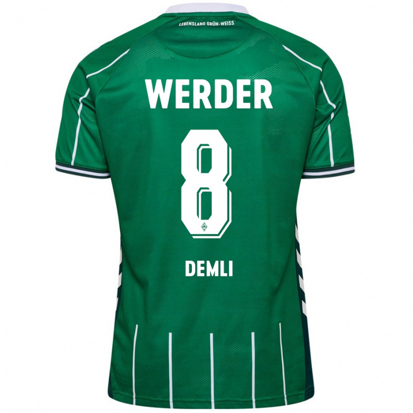 גברים ברזן דמלי #8 ירוק לבן ג'רזי ביתית 2025/26 חולצה קצרה