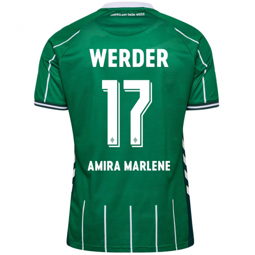 גברים עמירה מרלין דאהל #17 ירוק לבן ג'רזי ביתית 2025/26 חולצה קצרה