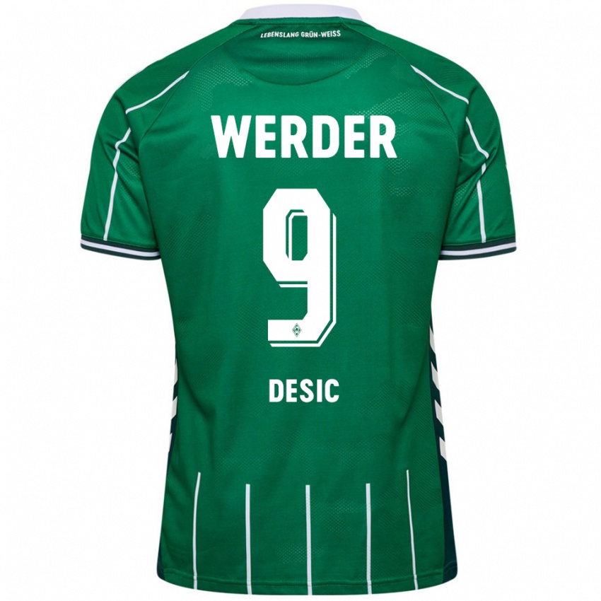 גברים מדינה דאשיץ׳ #9 ירוק לבן ג'רזי ביתית 2025/26 חולצה קצרה