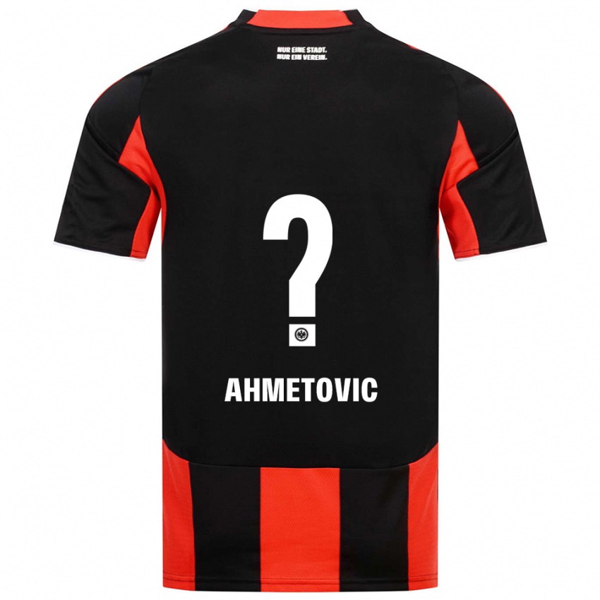 גברים Marco Ahmetovic #0 שחור אדום ג'רזי ביתית 2025/26 חולצה קצרה