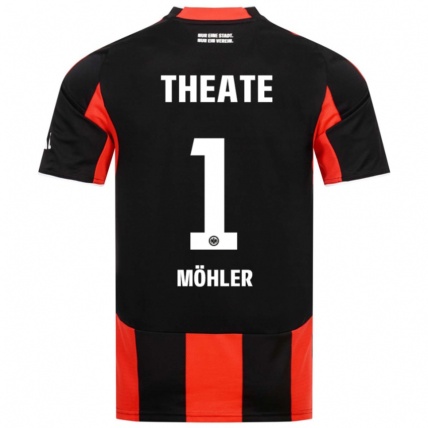 גברים Emil Möhler #1 שחור אדום ג'רזי ביתית 2025/26 חולצה קצרה