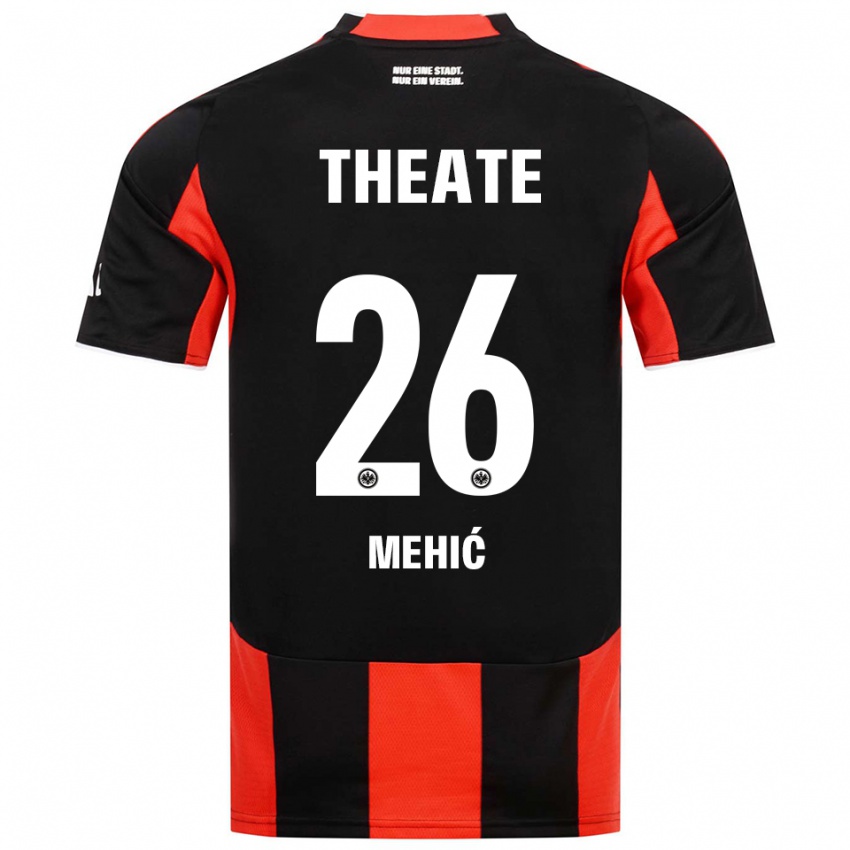 גברים Liam Mehić #26 שחור אדום ג'רזי ביתית 2025/26 חולצה קצרה