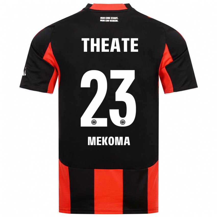 גברים Jamal Mekoma #23 שחור אדום ג'רזי ביתית 2025/26 חולצה קצרה