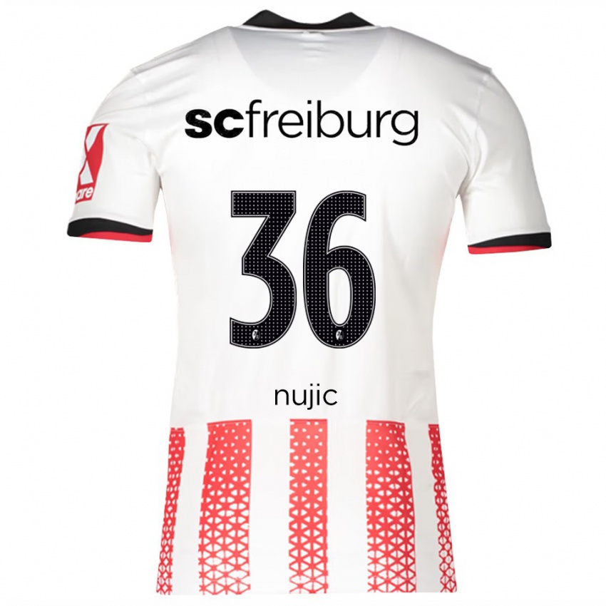 גברים לוקה אנטוניו נוייץ׳ #36 לבן אדום ג'רזי ביתית 2025/26 חולצה קצרה