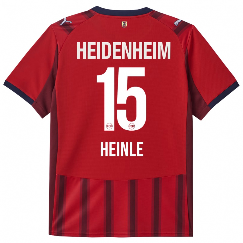 גברים Paul Heinle #15 אדום נייבי ג'רזי ביתית 2025/26 חולצה קצרה