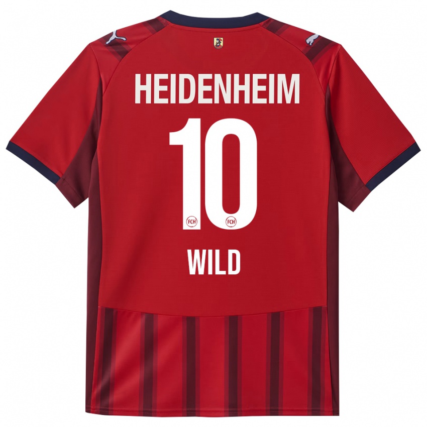 גברים Josephine Wild #10 אדום נייבי ג'רזי ביתית 2025/26 חולצה קצרה