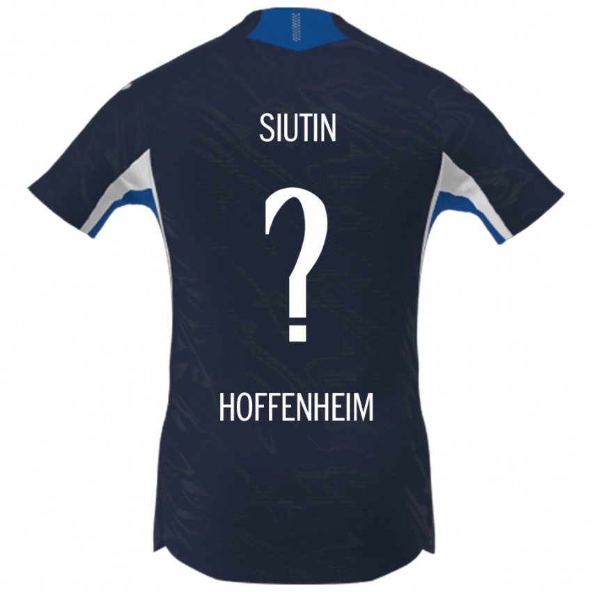 גברים Kirill Siutin #0 נייבי לבן ג'רזי ביתית 2025/26 חולצה קצרה
