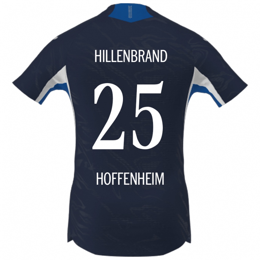 גברים Jack Hillenbrand #25 נייבי לבן ג'רזי ביתית 2025/26 חולצה קצרה