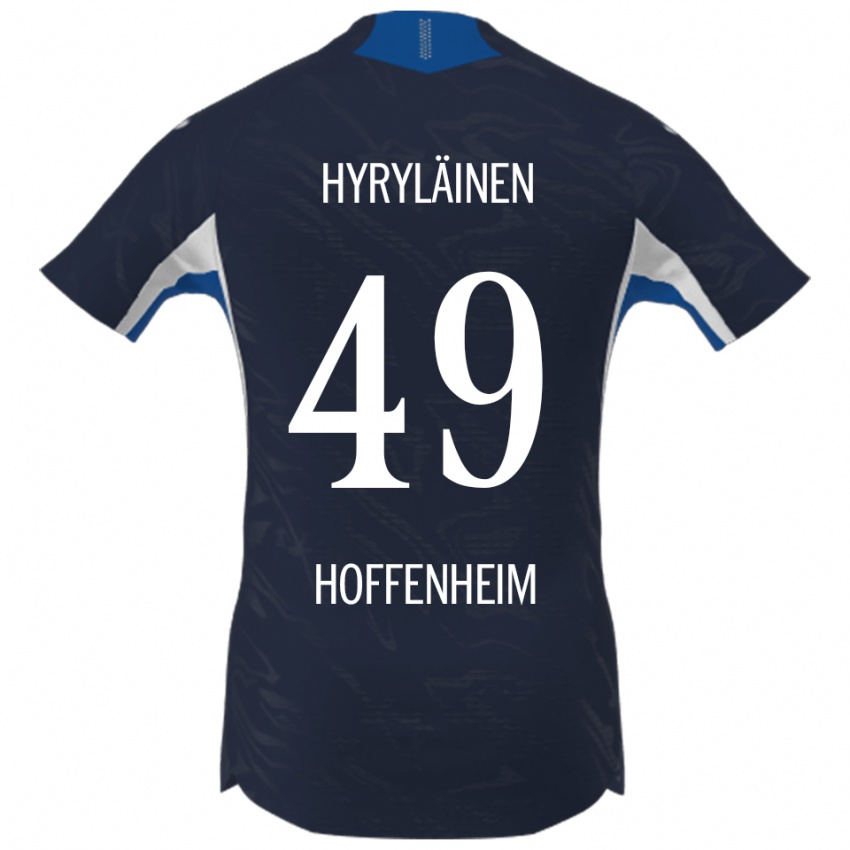 גברים לוקה היריליינן #49 נייבי לבן ג'רזי ביתית 2025/26 חולצה קצרה