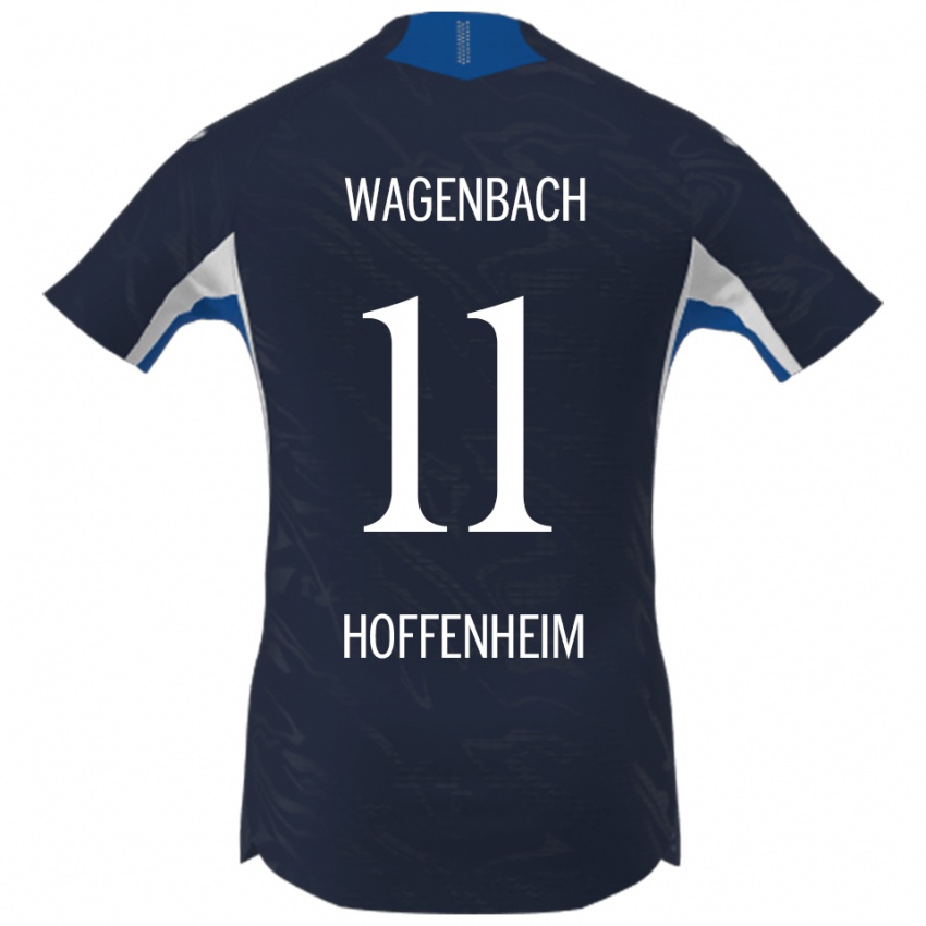 גברים Lion Wagenbach #11 נייבי לבן ג'רזי ביתית 2025/26 חולצה קצרה