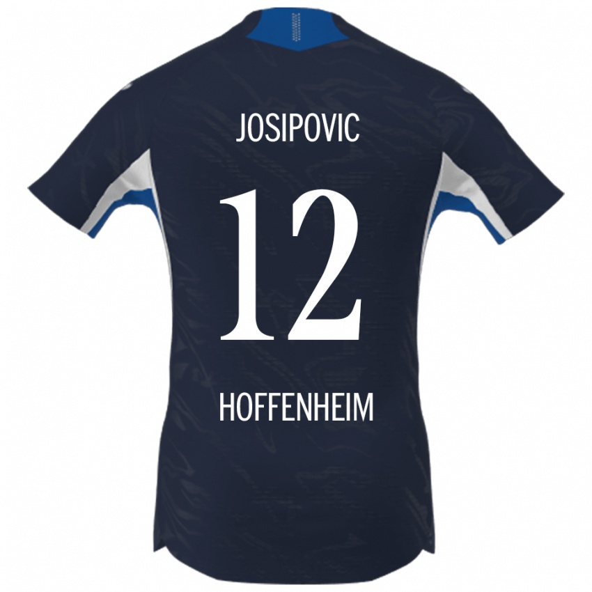 גברים Mihael Josipovic #12 נייבי לבן ג'רזי ביתית 2025/26 חולצה קצרה
