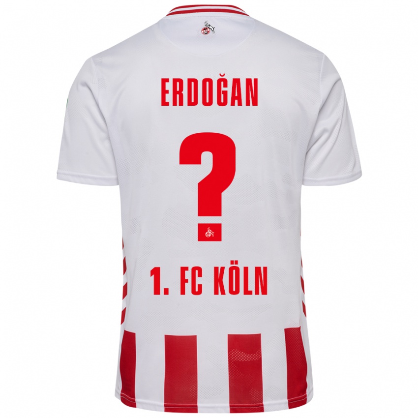 גברים Eymen Erdoğan #0 לבן אדום ג'רזי ביתית 2025/26 חולצה קצרה