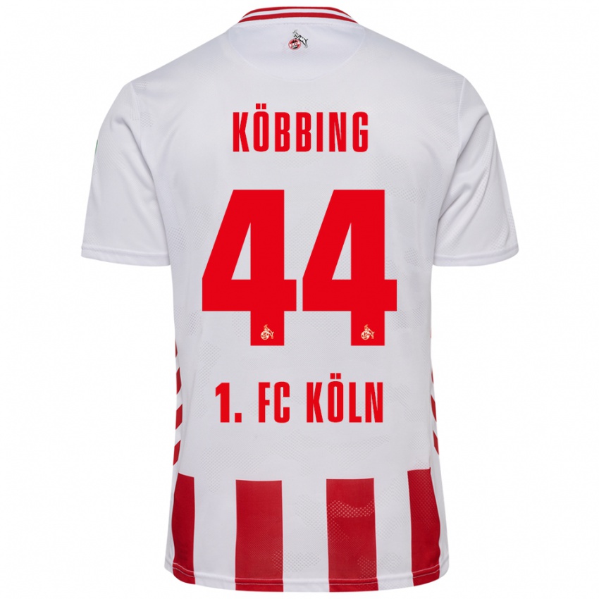 גברים מתיאס קובינג #44 לבן אדום ג'רזי ביתית 2025/26 חולצה קצרה