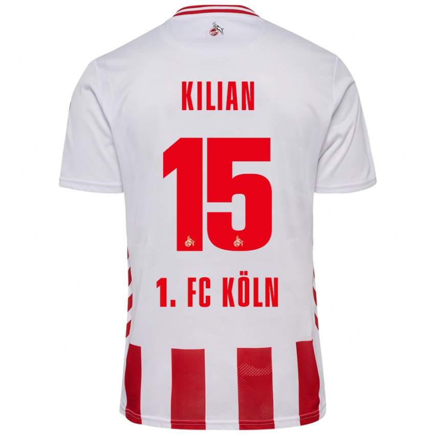 גברים לוקה קיליאן #15 לבן אדום ג'רזי ביתית 2025/26 חולצה קצרה
