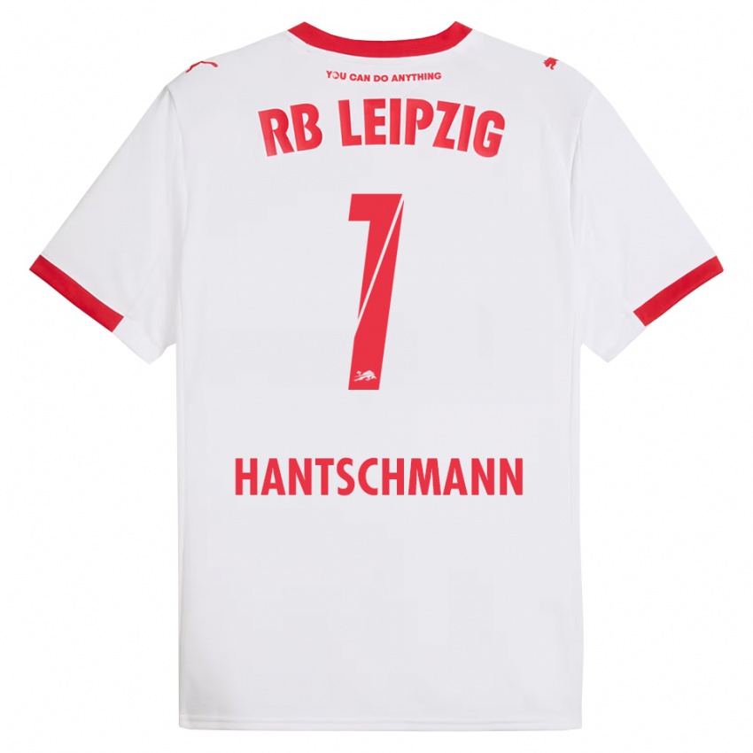 גברים Franz Hantschmann #1 לבן אדום ג'רזי ביתית 2025/26 חולצה קצרה