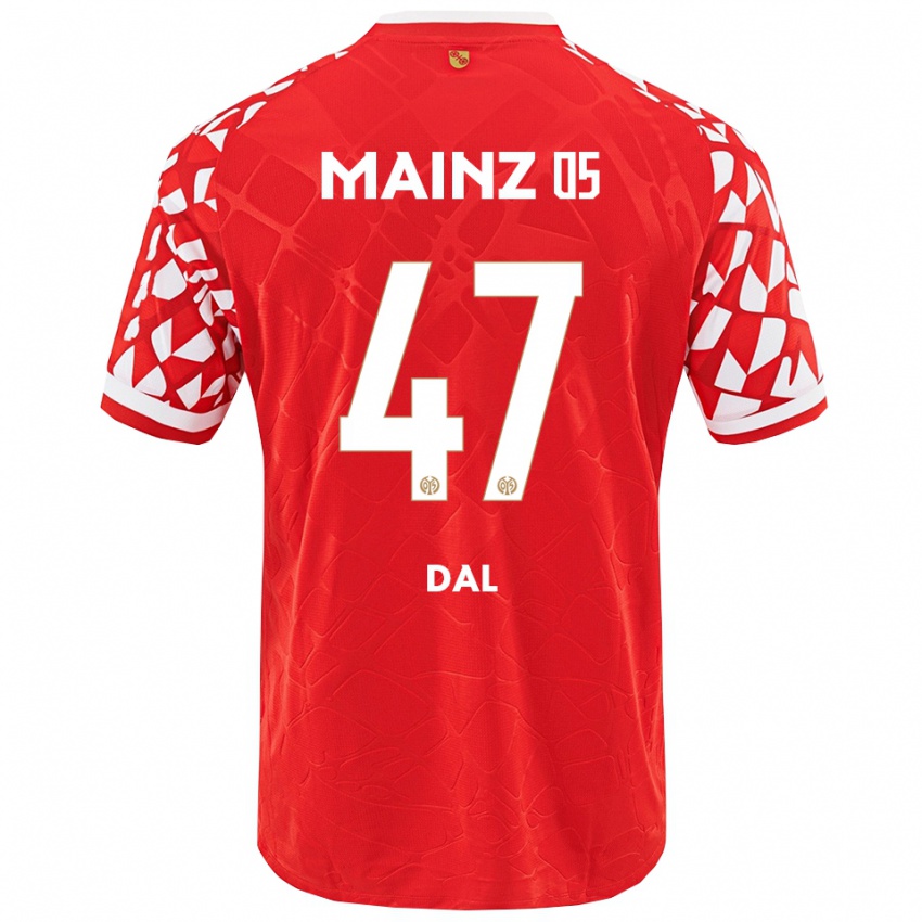 גברים מקסים בורה דאל #47 אדום לבן ג'רזי ביתית 2025/26 חולצה קצרה