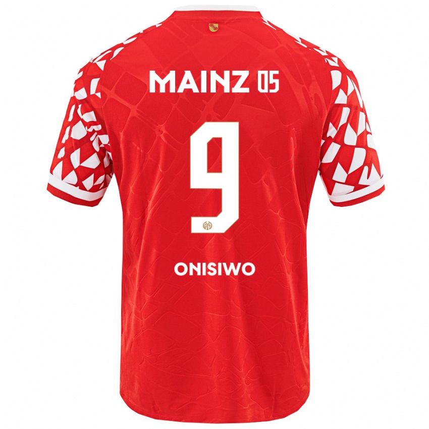 גברים קארים אוניסיוו #9 אדום לבן ג'רזי ביתית 2025/26 חולצה קצרה