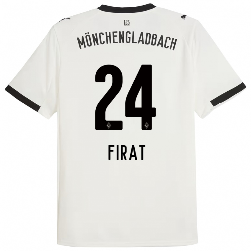גברים Kaan Firat #24 לבן שחור ג'רזי ביתית 2025/26 חולצה קצרה