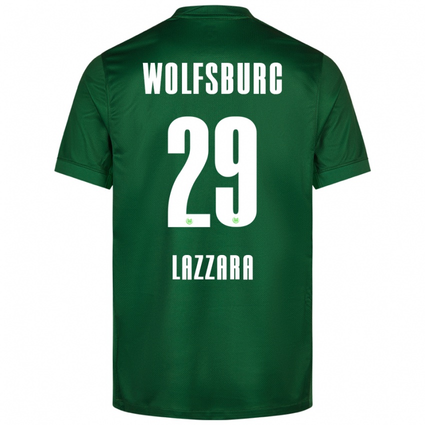 גברים Luan Lazzara #29 ירוק לבן ג'רזי ביתית 2025/26 חולצה קצרה