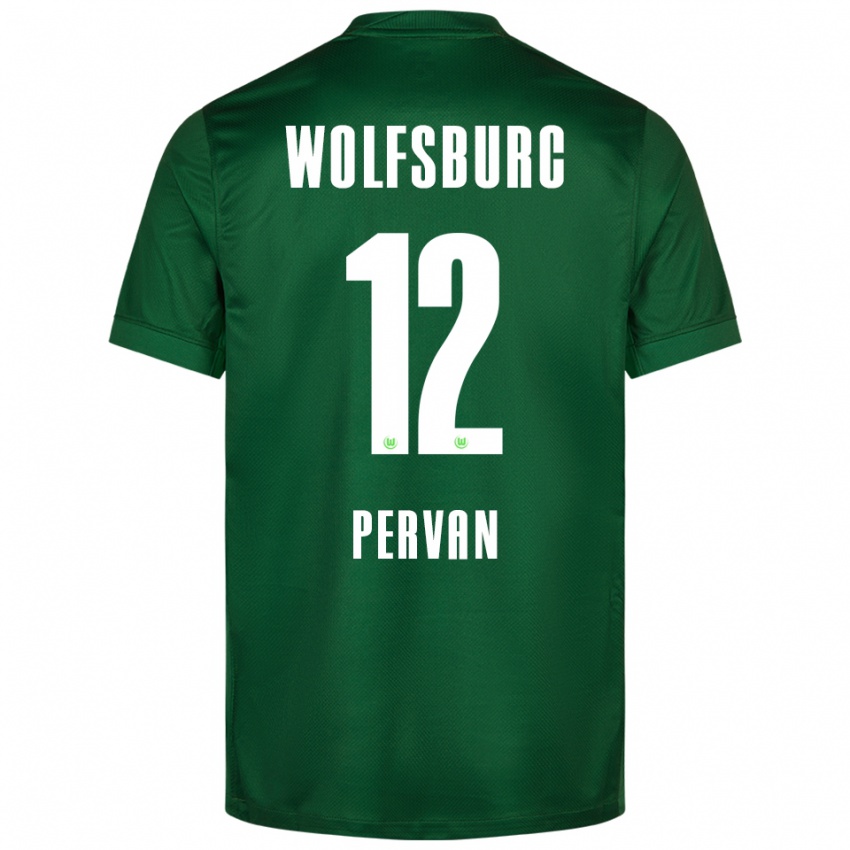 גברים פאבאו פרבאן #12 ירוק לבן ג'רזי ביתית 2025/26 חולצה קצרה