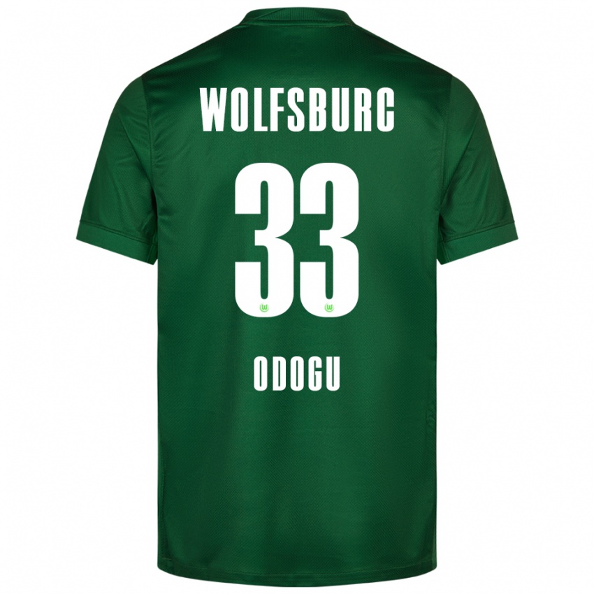 גברים דוד אודוגו #33 ירוק לבן ג'רזי ביתית 2025/26 חולצה קצרה
