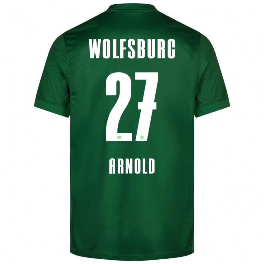 גברים מקסימיליאן ארנולד #27 ירוק לבן ג'רזי ביתית 2025/26 חולצה קצרה