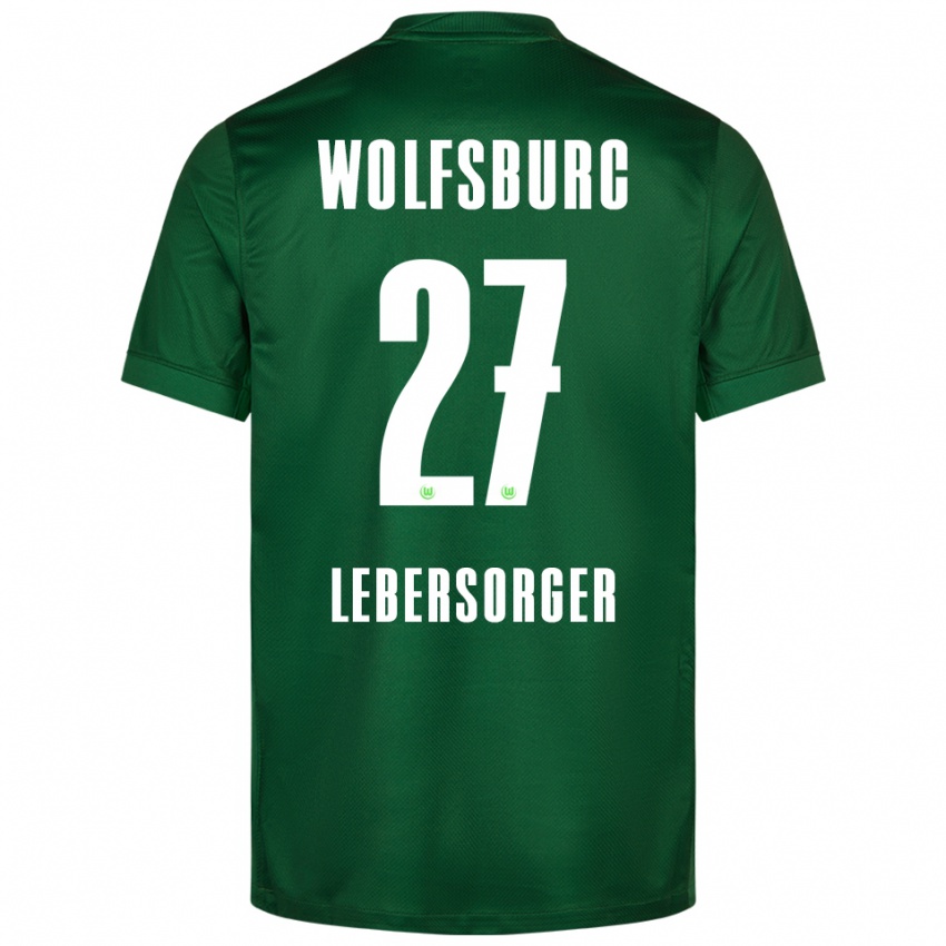 גברים קווין לברסורגר #27 ירוק לבן ג'רזי ביתית 2025/26 חולצה קצרה