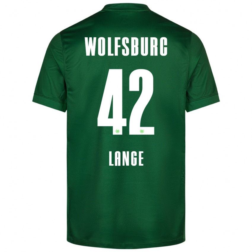 גברים פליקס לאנג #42 ירוק לבן ג'רזי ביתית 2025/26 חולצה קצרה