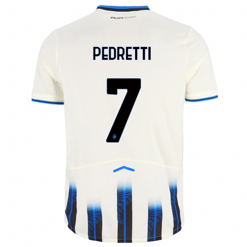 גברים מטיה פדרטי #7 לבן כחול הרחק ג'רזי 2025/26 חולצה קצרה