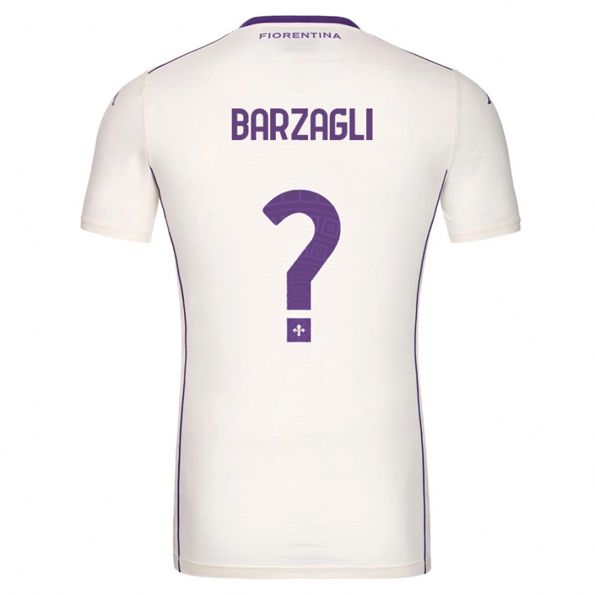 גברים Mattia Barzagli #0 לבן סגול אדום הרחק ג'רזי 2025/26 חולצה קצרה