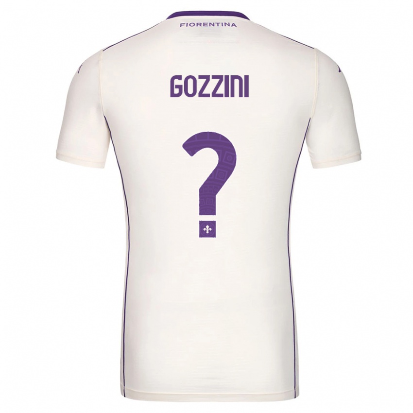 גברים גוזיני #0 לבן סגול אדום הרחק ג'רזי 2025/26 חולצה קצרה