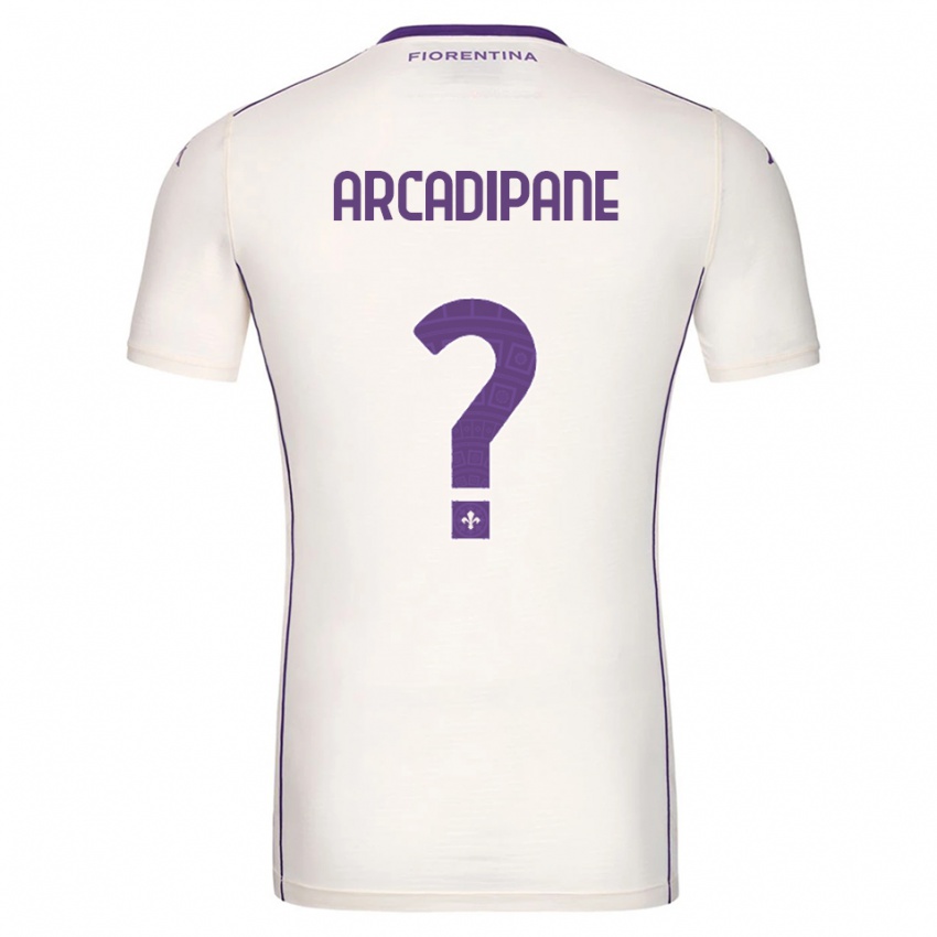 גברים גוגלילמו ארקדיפאן #0 לבן סגול אדום הרחק ג'רזי 2025/26 חולצה קצרה