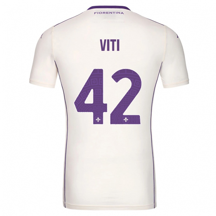 גברים מתיה ויטי #42 לבן סגול אדום הרחק ג'רזי 2025/26 חולצה קצרה