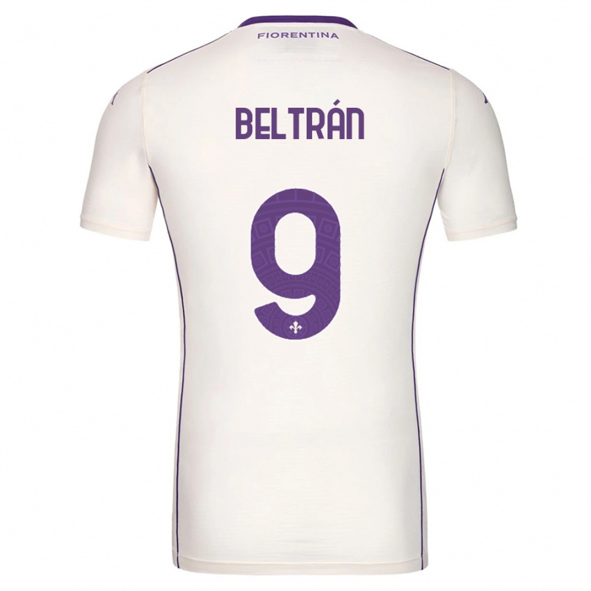 גברים לוקאס בלטראן #9 לבן סגול אדום הרחק ג'רזי 2025/26 חולצה קצרה