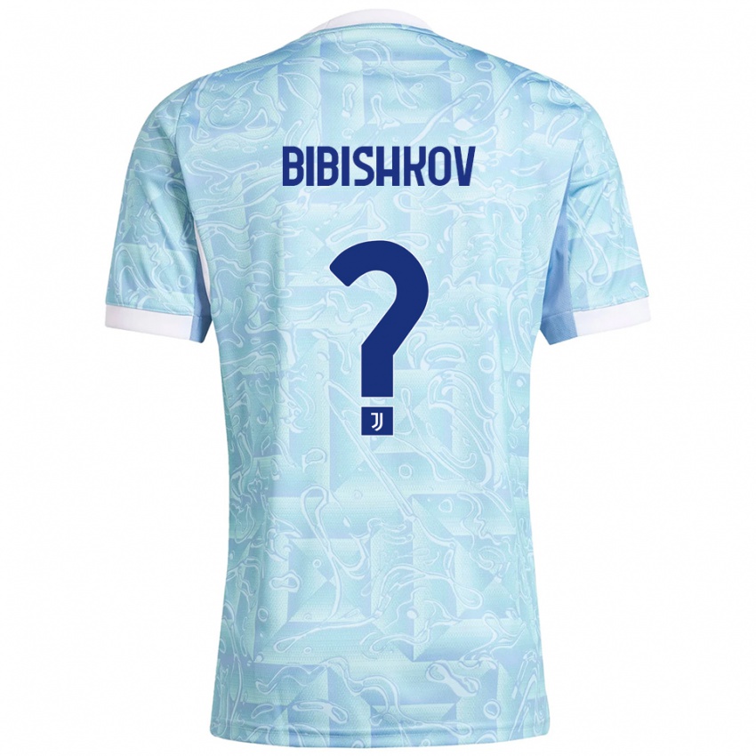 גברים Marsel Bibishkov #0 תכלת צהוב הרחק ג'רזי 2025/26 חולצה קצרה