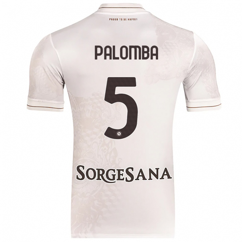 גברים Fabio Palomba #5 שמפניה חום הרחק ג'רזי 2025/26 חולצה קצרה