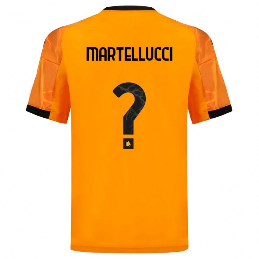 גברים Federico Martellucci #0 כתום שחור הרחק ג'רזי 2025/26 חולצה קצרה