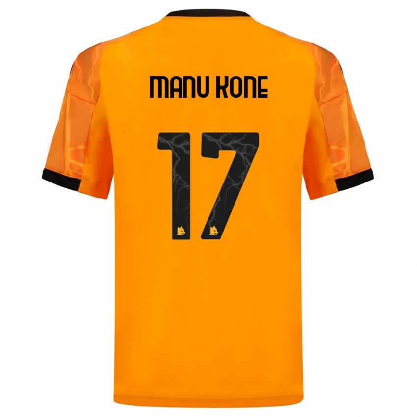 גברים קואדיו קונה #17 כתום שחור הרחק ג'רזי 2025/26 חולצה קצרה