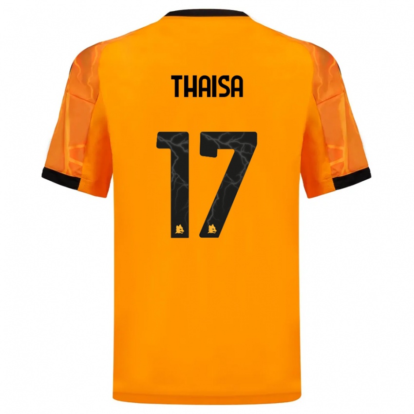 גברים טאיזה מנזס #17 כתום שחור הרחק ג'רזי 2025/26 חולצה קצרה